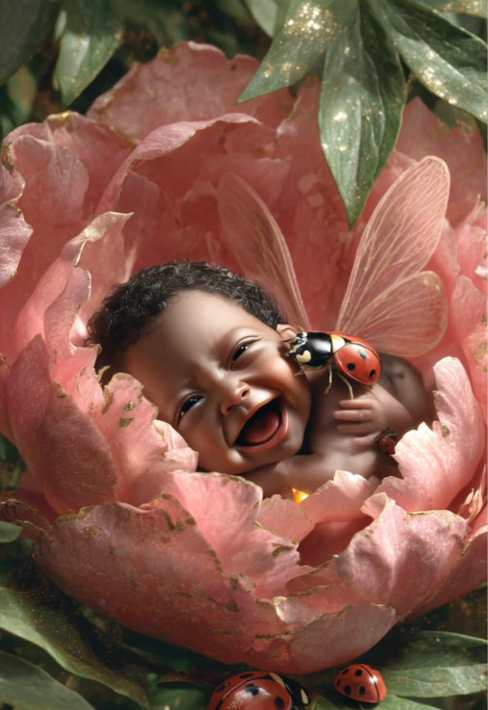 🌸Welcome to a world where fairy Babies and Animals awaken in magical Light - pure enchantment in every detail ✨ #fairybabies #magical #fantasyvibes #fyp #ai 