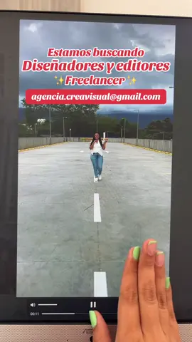 Convocatoria para diseñadores y editores Freelancer 🤩 envíanos tu portafolio al correo agencia.creavisual@Gmail.com #convocatoria #trabajosihay #editordevideos #diseñador #agenciamarketing 