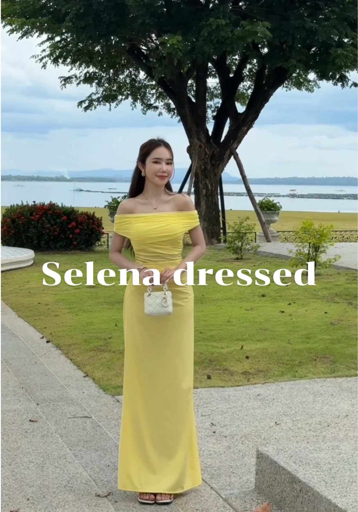 Selena dressed ชุดออกงาน #outfitideas #OOTD #ชุดไปงานแต่ง #เดรสไปงานแต่ง #ชุดเดรส 