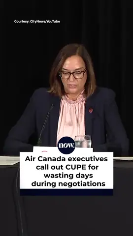 Air Canada executives say the union representing flight attendants is wasting time during negotiations ahead of a potential strike this Saturday. Will you be impacted if there's a strike? ✈️ #AirCanada #AirCanadaStrike #CUPE