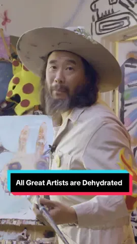 All great artists are dehydrated. #artistsoftiktok #davidchoe #dehydrated #artprocess #arttutorial 