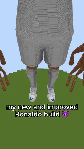 Did I don Ronaldo justice? #ronaldo #cristianoronaldo #Soccer #Minecraft #memes  