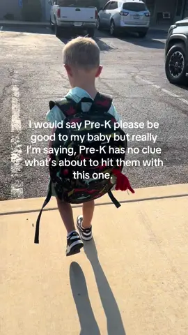 God speed to all his teachers. 🫶🏼🤣 #fyp #sahm #boymom #prek 