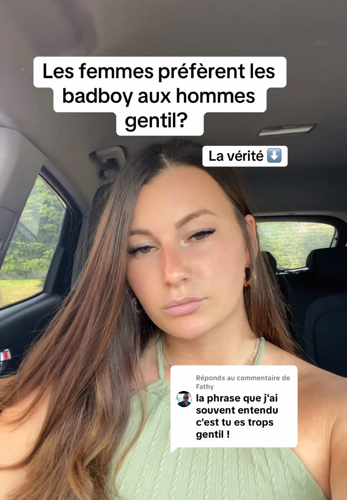 Réponse à @Fathy il y a un mythe qui dit que les femmes préfèrent les Bad Boy, c’est vrai mais pas pour la raison que l’on pense , les femmes aiment les hommes gentil le problème, ce n’est pas d’être gentil . Le problème c’est qu’en général un homme gentil ne pose pas de limite, n’est pas authentique, il n’impose pas ses opinions. Par peur de déplaire, il ne crée pas d’attraction. Et ces tout ces points là qui sont dérangeants et non le fait d’être gentil . Là où en général un Bad boy, coches ces cases j’ai moi-même mis du temps avant de comprendre ceci #hommes #relations #seduction #drague #femme 