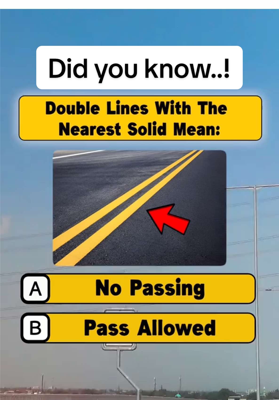 Road Sings Challenge 🚧🚗🚖 #roadtok #roadsings #drivinglessons #trafficrules #drivingtest 