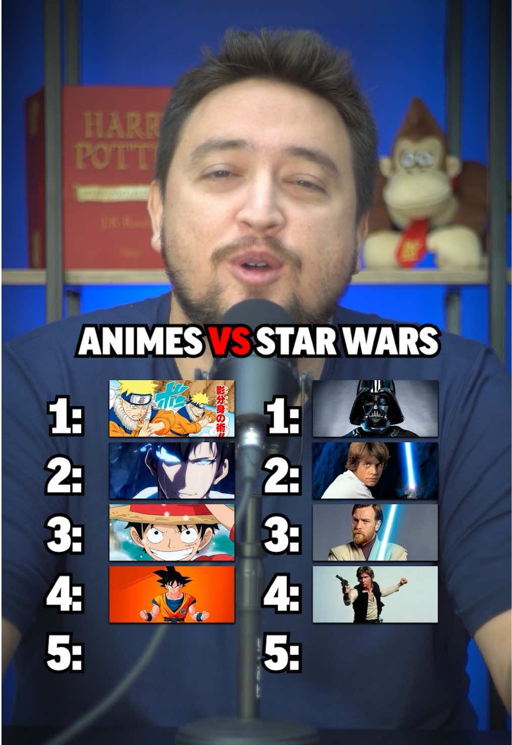 PERSONAGENS DE ANIMES vs STAR WARS! Quem foi melhor? #trivia #anime #starwars #curiosidades #cinema 