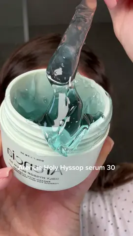 Nighttime skin reset 🩵🌙 Using @Arencia Holy Hyssop Serum 30 for smoother, clearer skin ✨ #acne #acneserum #acnescars #holyhyssopserum #arencia  