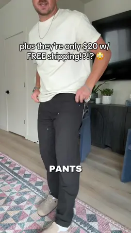 been looking for this style pant for like 2 years and i found it! 😮‍💨💯🔥🙌✅ p.s. i’m 5’11, wearing a size 34x30 (i normally wear 32) #mensfashion #carpenterpants #workwearstyle #pants 