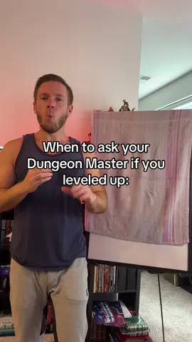When should you ask your dungeon master if you’ve leveled up in your Dungeons and Dragons game? This is an important question… And I have the answer. #dnd #dnd5e #dndskit #dndmeme #dungeonmaster #dungeonmasterlife #dndtiktok 