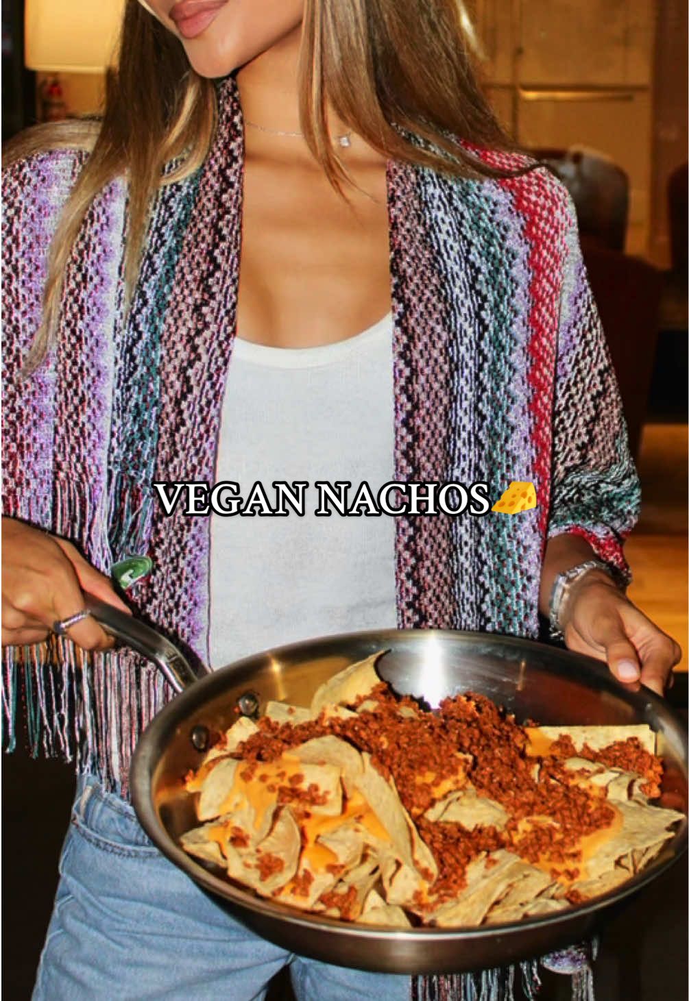 These are nacho average nachos.🧀 We made them the SOYYO way: light, flavorful, and completely vegan. Ingredients per serving: • SOYYO Chorizo — 25 cal, 3g protein (56g) • CREDO oat cheese — 30 cal, 0g protein (28g / 2 tbsp) • Fresh jalapeños — 27 cal • Tortilla chips — SIETE about 130–150 cal per 1 oz (28g ≈14 chips), or Tostitos plain Total: 212–232 calories per serving. Restaurant nachos: A typical restaurant nacho plate can run 800–1200 calories per serving. For example, Chili’s Classic Nachos contain 1,190 calories per serving. All of the sizzle, none of the junk. SOYYO is free from chemical preservatives, artificial colors, and fillers. #fyp #tiktokfoodie #recipes 
