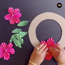 Easy Paper Wall Hanging Craft ❤️ #Amazing #DIY #viral #handmade #decoration #wallhanging #easy #rnscrafts #idea #trending #paper #making #beaufitul #viral #decor 