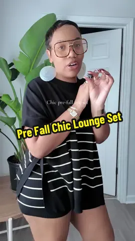 I want to lounge but still look chic and cute and this is THAT 🙌 #loungewear #loungeset #curvyfashion #tiktokshopfinds 