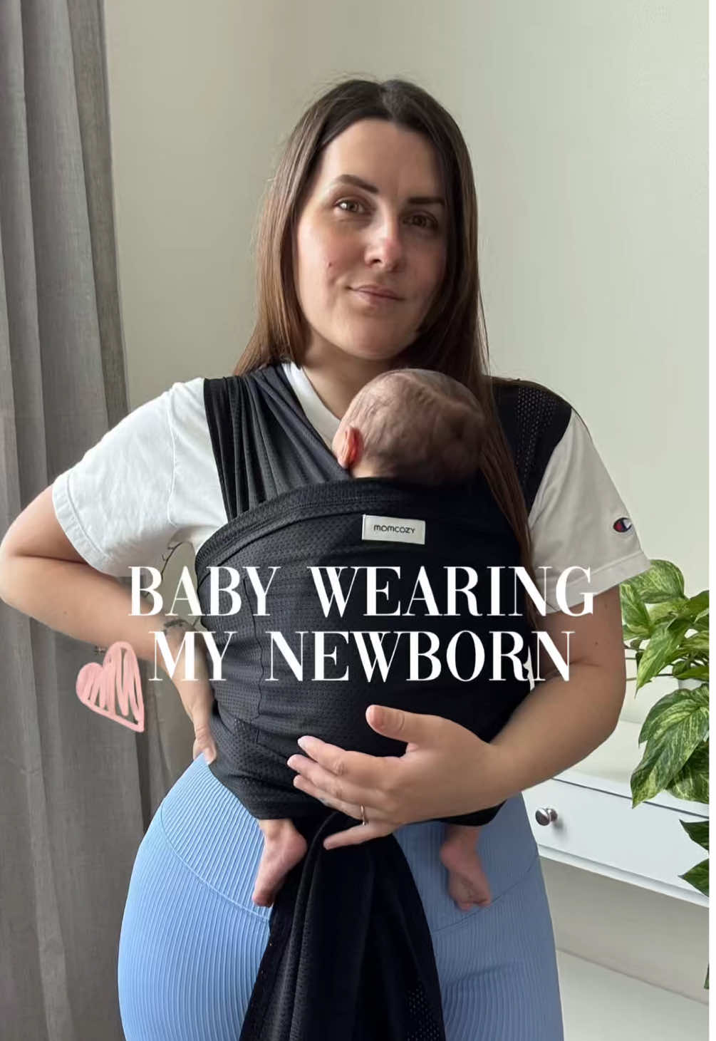 Put that on your *need to buy list* ✨ #momcozy #momcozywrap #babywear #babywearing #babywearingmama @Momcozy US @Momcozy Official @momcozy 