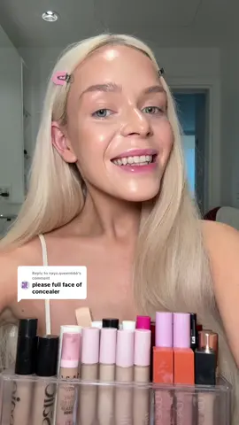 Replying to @naya.queen666 full face of concealer 🫶🏼🫶🏼 #MakeupRoutine #makeupchallenge #grwm 