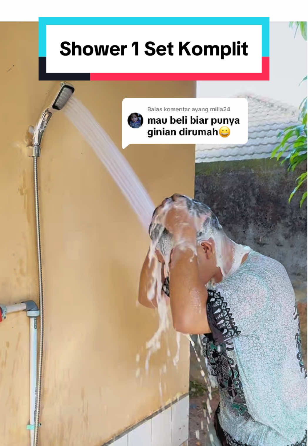 Membalas @ayang milla24 Shower mandi 1 set komplit #shower #shower1set #showermandikomplit #showermandiset #wibgajian 