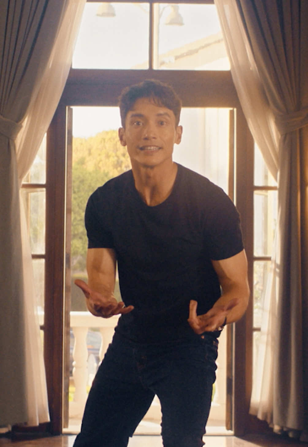 A man that can do it all 🕺 See Manny Jacinto in Freakier Friday now playing in theaters. Get tickets now. Link in bio.
