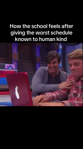 “This is gonna make them laugh “💔#worstschedule #school #thinkitsfunny 