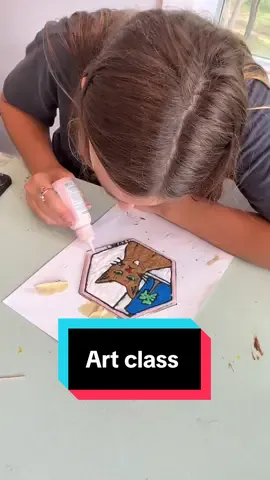 Art classes have resumed! 🙌🏻 #art #homeschool #sebastian #creativity #stainedglass 