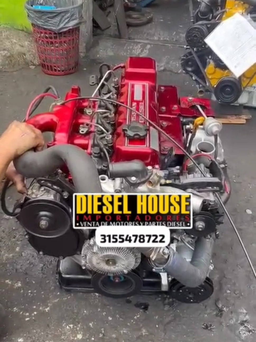 ‼️Motor NISSAN MT3000/ ROJO SATIN🔥 ⚠️ 🇨🇴El cliente se decidió por el Nissan Mt3000 para adaptárselo a una AMAROK🇨🇴 Somos la mejor casa de venta de motores y autopartes 👊💪 Escribenos al interno, conoce nuestros productos, y la gran variedad de motores que tenemos a la venta🚚🚛🚙 Estamos ubicados en Bogota - Colombia🇨🇴 Calle 8 # 19A-70 3155478722 🚛DIESEL HOUSE🏠 https://ventamotoresdiesel.com  #diesel #mulas #camperos #camiones #trabajo 