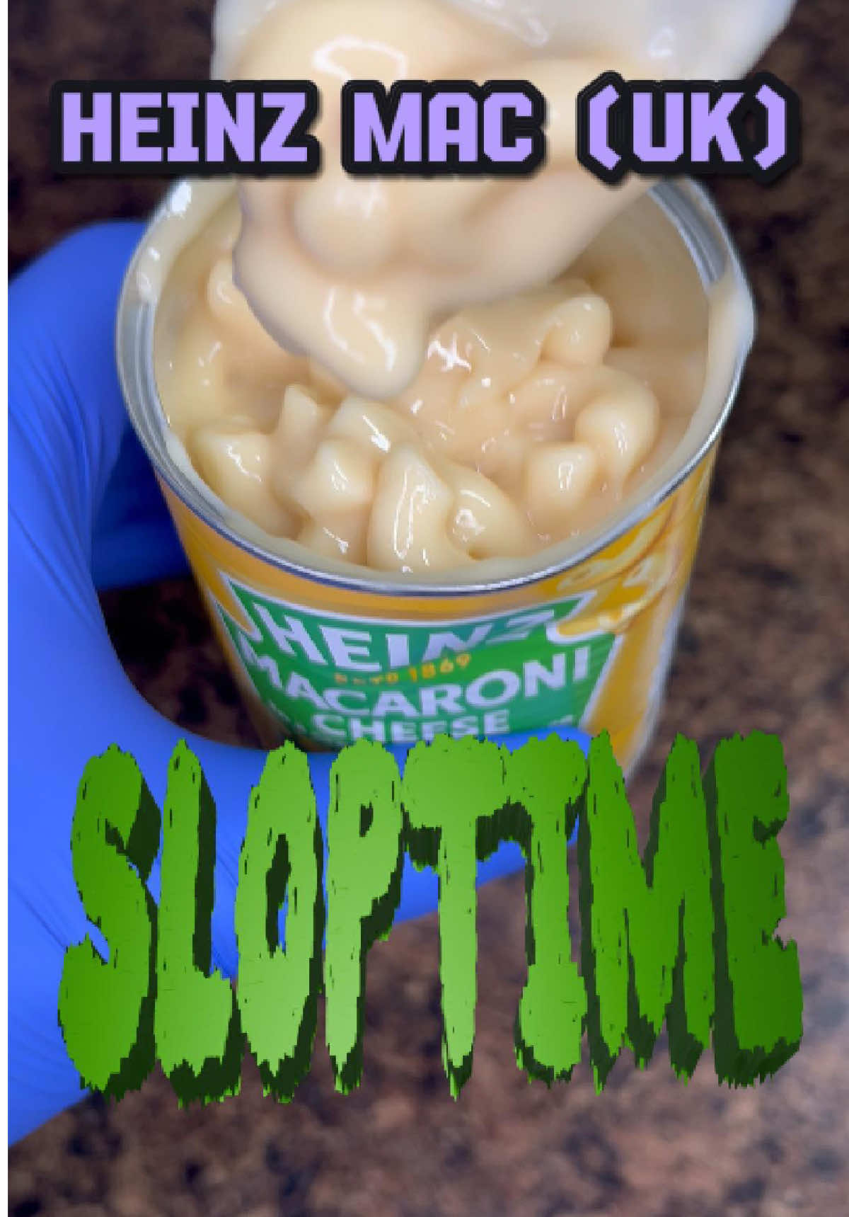Sloppin’ Heinz canned Mac & Cheese from the UK! Inspired by @BishopCras 🇨🇦 #Foodreview #food #Foodie #foodtiktok 