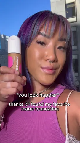 happier with The #POREfessional foundation blurring my pores 🫶🏼🥰 #benefitcosmetics #fyp #matte 