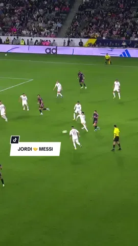 This Jordi and Messi connection 🧬🤩 #InterMiamiCF #Sportstok #Soccer #MLS 