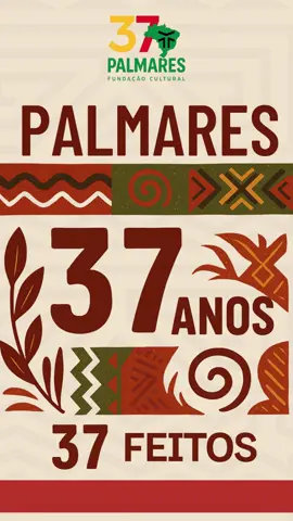 37 Anos, 37 feitos. Em 2025, a Fundação Cultural Palmares completa quase quatro décadas de história, preservando e promovendo a cultura afro-brasileira e defendendo o patrimônio das comunidades quilombolas. ✊🏿✨ Ao longo dessa trajetória, foram 37 marcos que celebram a memória, a identidade e a luta negra no Brasil: 📜 Revogação de portarias que impediam o reconhecimento quilombola 📚 Reativação da Biblioteca Oliveira Silveira e digitalização de milhares de títulos 🏆 Criação de prêmios para a literatura e música afro-brasileira 🌍 Parcerias culturais com países africanos 🎭 Apoio a mestres e mestras da cultura negra ✝️ Defesa da liberdade religiosa 💻 Inclusão digital nas comunidades tradicionais ... e muito mais. Cada feito é um passo na construção de um Brasil mais justo, diverso e orgulhoso de suas raízes africanas. 💛💚❤️ #37Anos37Feitos #FundacaoPalmares #CulturaAfroBrasileira #Quilombolas #PatrimonioCultural   