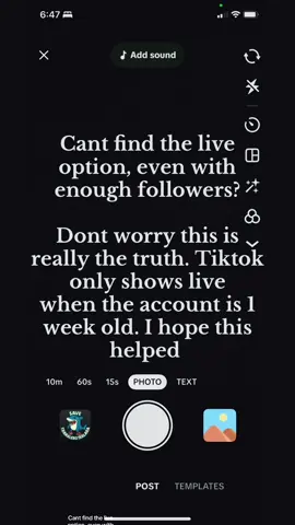 Cant find the live  option, even with  enough followers? #viral #Tech #tiktok #help #techtok 