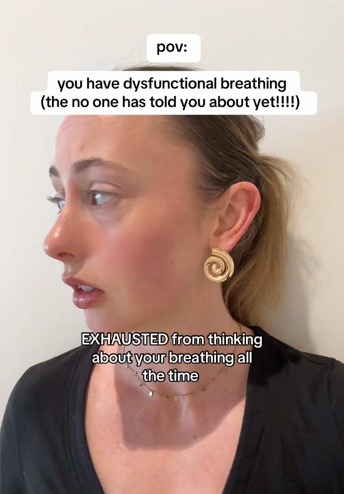 Dysfunctional breathing is REAL and it’s treatable. DM me BREATHE if you’re ready for real answers about your breathing symtoms and HOW to improve them.  The awareness around it is SO poor. It’s constantly being misdiagnosed as asthma, “just anxiety,” or PoTs… when in reality, it can be occurring alongside those conditions, or even be the main driver of symptoms. For example: When a dysfunctional breathing pattern is causing dizziness, palpitations, chest tightness, and air hunger, it’s no wonder you feel anxious. Address the breathing, and those symptoms calm down… so does the anxiety 💌 As a senior breathing physiotherapist, I can’t tell you how often I meet people who have been suffering for 3+ years before getting the right help. Not because they didn’t want to get better, but because no one had recognised it for what it was. I will keep using my voice to speak up about this, because people deserve to know. The earlier we identify dysfunctional breathing, the sooner we can get people breathing (and living) with ease again. Let’s speak up. Let’s address this. Let’s get people help sooner!!  Warmly,  Abby - The Breathing Physio  #DysfunctionalBreathing #BreathingPhysio #BreatheWithEase #airhunger #yawning