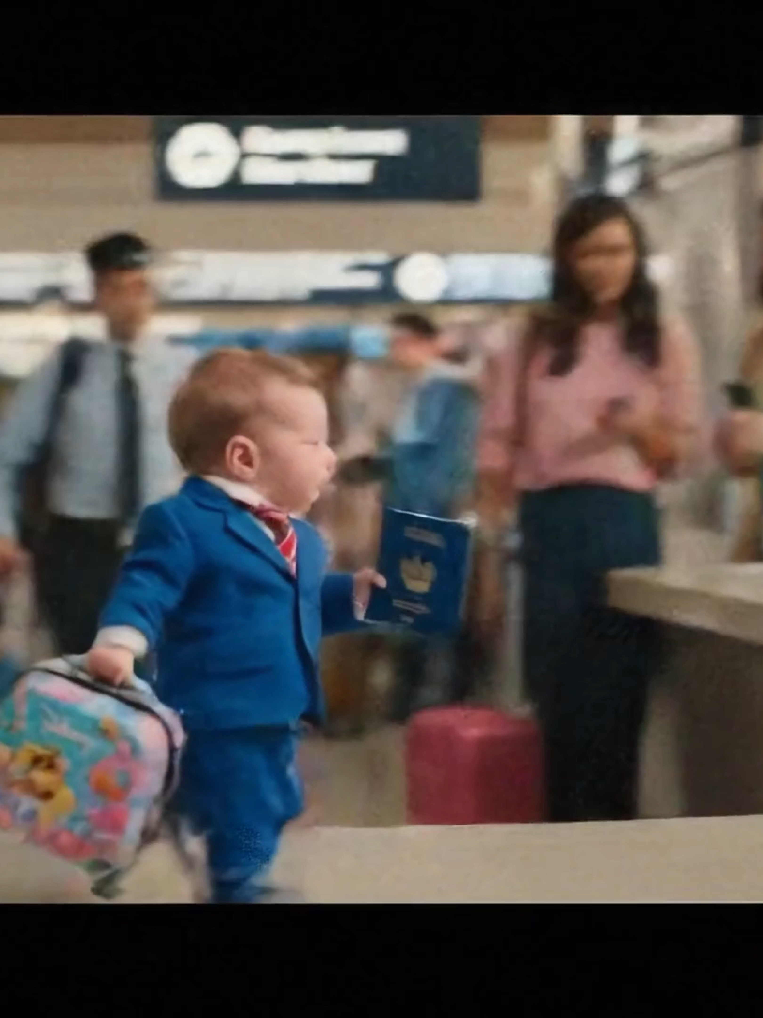 I  just born #foryou #Love #funny #fyp #talking #pageforyou #baby #childhood #aiport