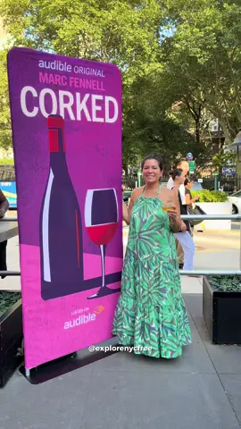 @Audible celebrated Marc Fennell’s Corked with a free Paint & Sip event in NYC! #ad Corked is the scandalous new audiobook from Audible where grapes, glamour, and drama collide. Audible hosted an event this week at Oculus Beer Garden, which we shared in stories earlier this week for you to sign up and attend! If you missed it make sure to check out Corked on Audible now! You can get a free trial of Audible by heading to the link in bio! #explorenycfree #Audible #AudiblePartner #CORKED