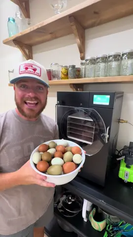 Freeze Drying Eggs For The First Time!! #freezedried #freezedryer #garden #farmeggs #homestead pt. 1