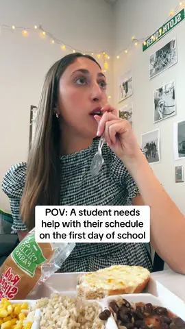 First day can be confusing and overwhelming! #schoollunch #teacher #highschool #pov 