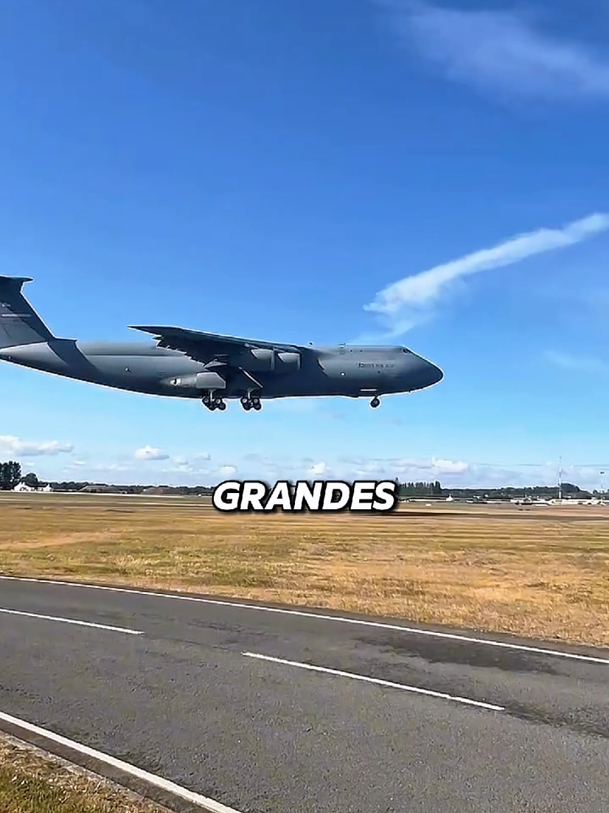 C-5M Super Galaxy: Potencia y Tamaño Sin Límites #fyp #aviation #plane #c5galaxy 