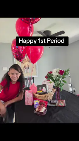 I made a period basket for my daughter's first period #periodparty #period #firstperiod 