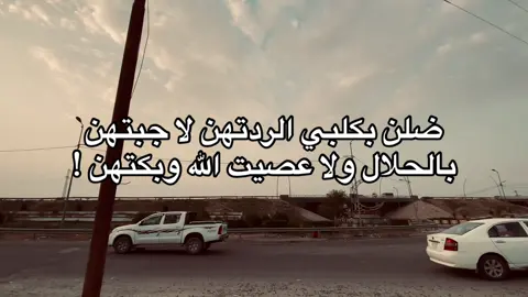ضلن بكلبي الردتهن لا جبتهن بالحلال ولا عصيت الله وبكتهن !#عباراتكم💔💔؟ #شعر_شعبي #امير_گيارة #امير_گياره🖤✨ #النورات_ناحيه_القياره_جنوب_الموصل 