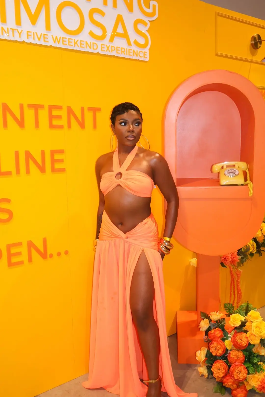 Some photos from Day 3 of Marketing & Mimosas. Honestly this day was so amazing. Sooo many gems were dropped, met some more amazing women, got loads of content, plus I looked and felt beautiful. I really had a great time. Not to mention, the placed was decorated beautifully! Like wow. I was in awe. Nothing but 10s for the #marketingandmimosas team. I can’t wait for next year…I’ll definitely be there. Fr fr this time! Lmao. Vlog coming sooon.  Outfit: @Fashion Nova  Glow: @Saltair Body  Hair & Makeup:Me, duh!  #girlboss #pixiecut #shorthair #networking 