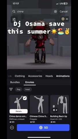 Dj osama really saved this summer❤️‍🩹✌️ #djosama #roblox #роблокс #dance #recomendation 