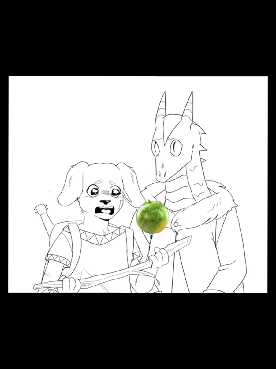 BAD LIME #dungeonsanddating #koboldocs #red #goldie #ocs 