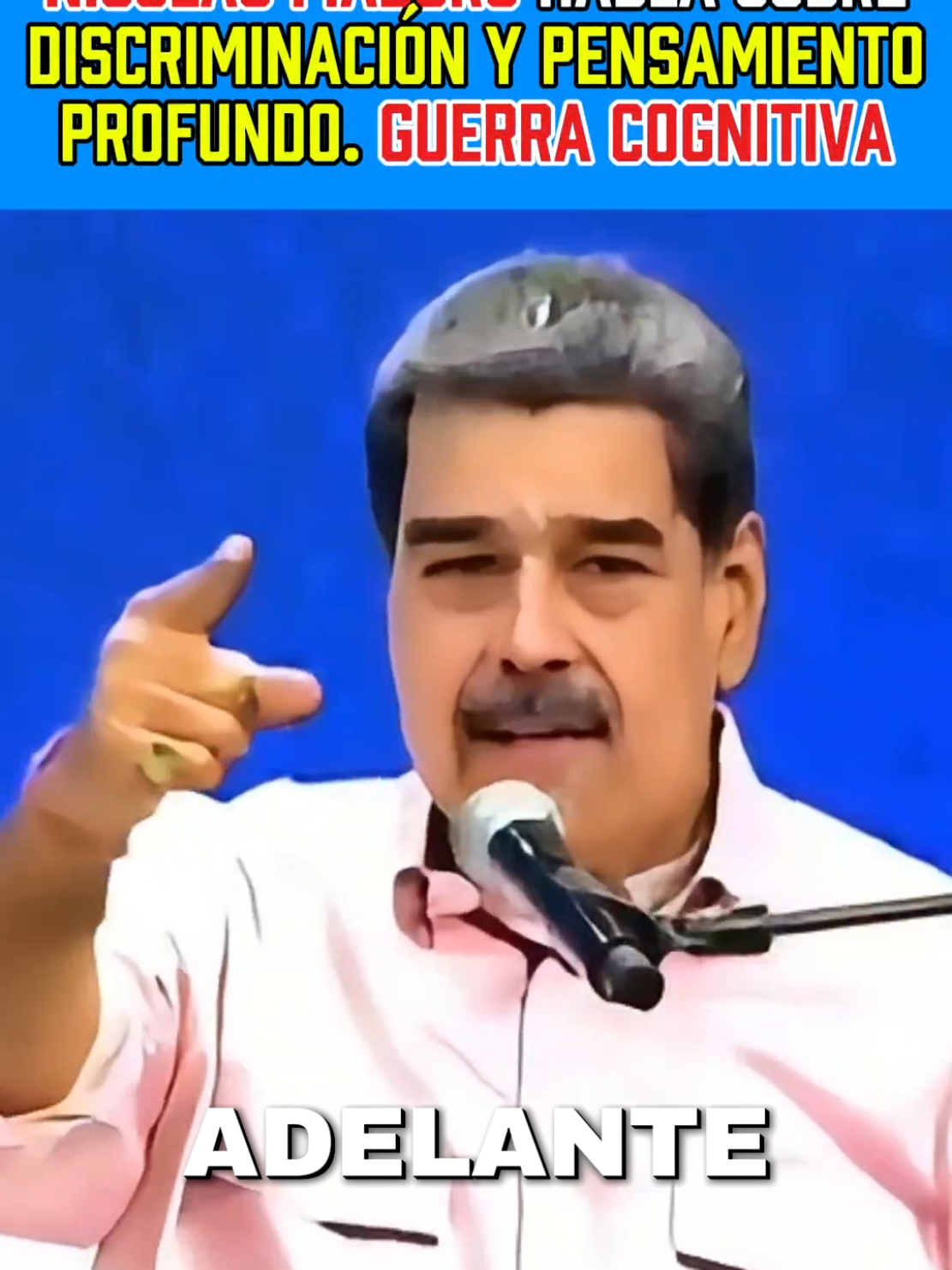 Presidente Nicolás Maduro reflexiona sobre discriminación y pensamiento profundo. Guerra cognitiva. #venezuela #noticias #ultimahora #pensamientosprofundos 