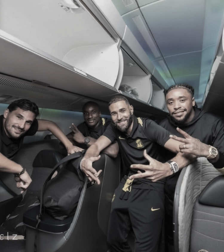 مستعدين للنصر💛😉|#بنزيما #ديابي #بيرجوين #حسام_عوار #الاتحاد 