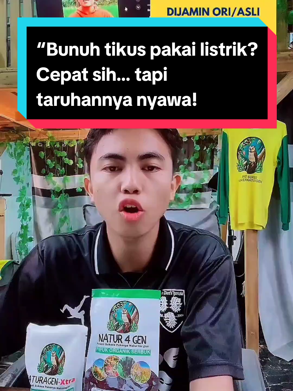 Beberapa petani memilih aliran listrik di pematang untuk membunuh tikus. Cepat, iya. Efektif, iya. Tapi risikonya fatal—nyawa manusia dan hewan peliharaan juga bisa jadi korban. Selain melanggar hukum, metode ini merusak citra pertanian yang aman dan berkelanjutan. Alternatifnya? Gunakan pendekatan terpadu: grobyokan massal untuk memangkas populasi, perangkap TBS/LTBS untuk menangkap tanpa racun, dan predator alami seperti burung hantu Tyto alba. Kombinasikan dengan sanitasi lahan dan tanam serempak supaya tikus kehilangan tempat bersembunyi dan sumber pakan. Dengan cara ini, sawah tetap aman, lingkungan terjaga, dan panen pun terlindungi—tanpa harus mempertaruhkan nyawa. #naturagen  #naturagenserbuk  #edukasinaturagen 