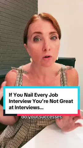 Are you great at job interviews or are you great at applying to jobs that are easy to get?    I know, this can be tough to hear but stay with me.    If you tell yourself that you are great at job interviews because you have gotten every job that you have interviewed for, I bet it’s because you apply to jobs that are easy to get.    This is a subtle unconscious way that we hold ourselves back in our careers. Sure, you can hit a grand slam on the t-ball field, but can you do that in the big leagues?    Interviewing for jobs is exploratory.    Do NOT worry about getting a job offer every time you interview for a job. That should not be your metric for success.    Interviewing is like dating, two people exploring whether they each have what the other person is looking for. You do not want to marry every person you go on a date with. In the same way you do not want a job offer from every company you interview with.    Give yourself permission to interview everywhere because the more you interview the better you get.    Give yourself permission to apply to big, scary, interesting jobs that would stretch you.    Challenge yourself and see what happens. If you succeed, amazing. If you fail, great you will learn something big because you learn far more when you fail.    #failure #jobinterview #jobsearch #unemployed #corporate 
