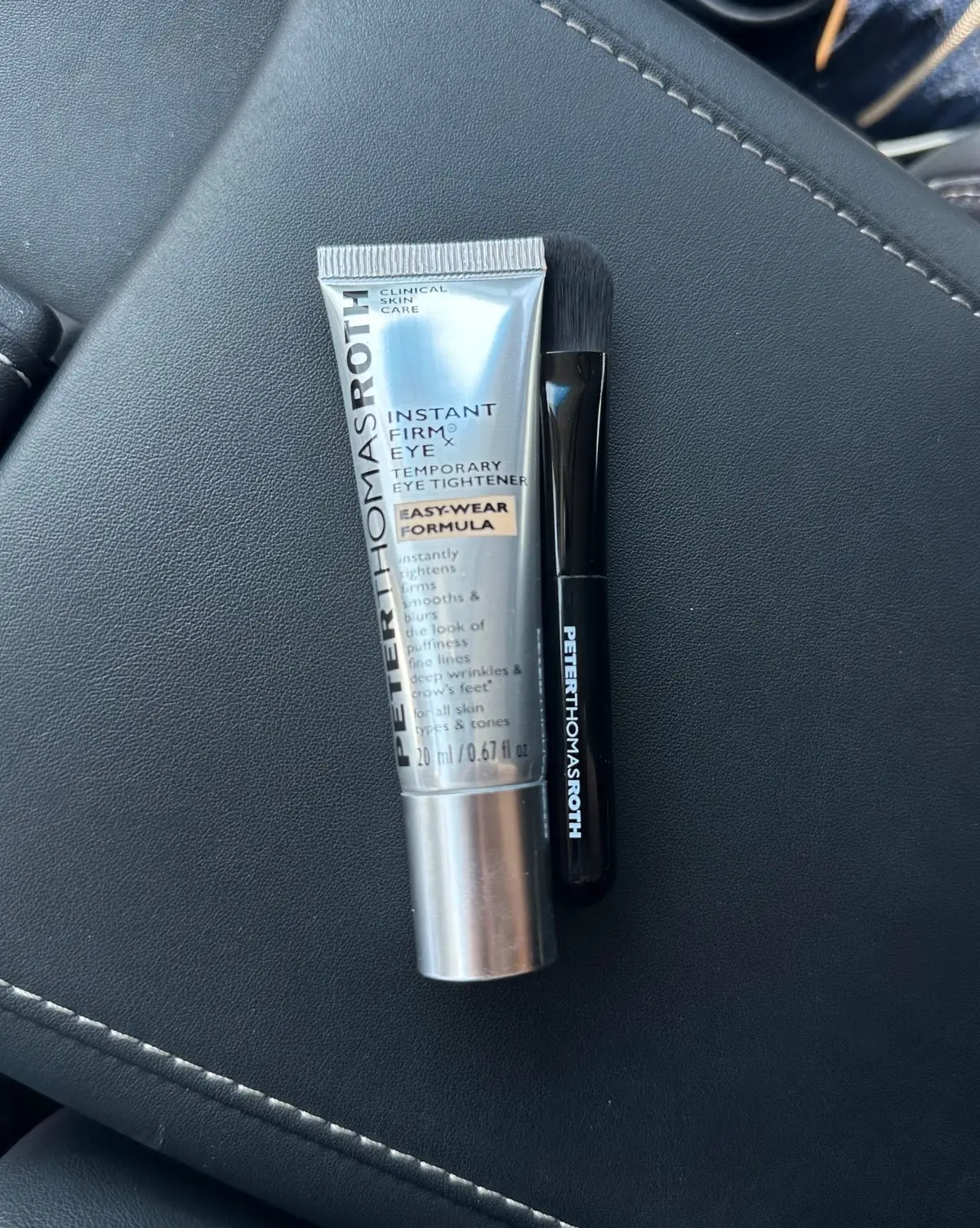 Loving the new @Peter Thomas Roth Labs easy formula! They brighten tight and improve the appearance of puffiness under your eyes! Can be worn with her without make up ✨@influenster  #complimentary #PTR #instantfirmx 