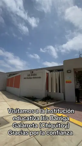 Visitamos a la I.E iris barriga galarreta en Chiquitoy #trujillo #peru #rack #fyp 