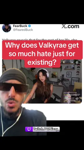 Valkyrae hate needs to stop #valkyrae #streamer #viral #foryou #greenscreen 