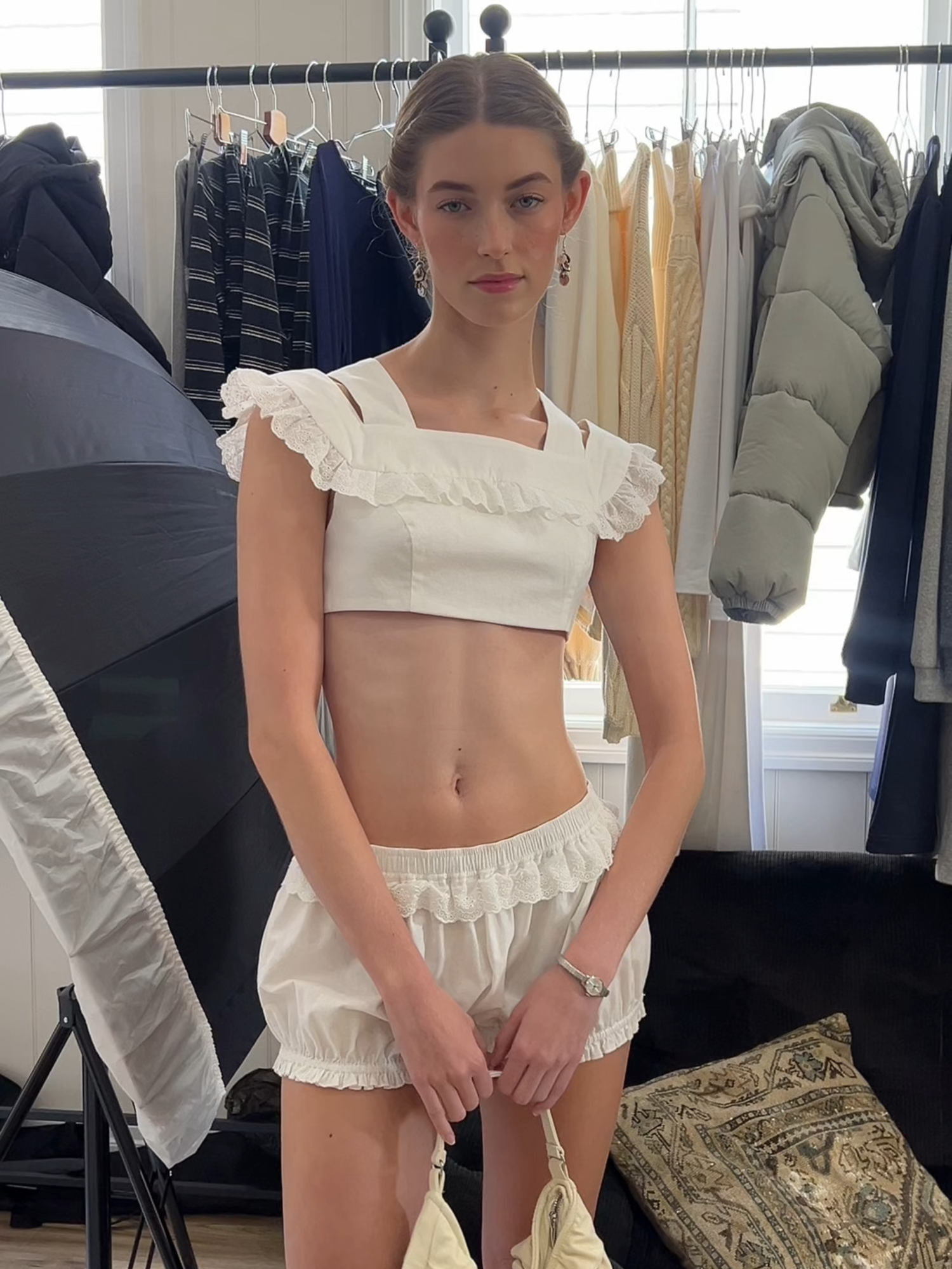 cotton bloomers + the sweetest little crop * ੈ❀