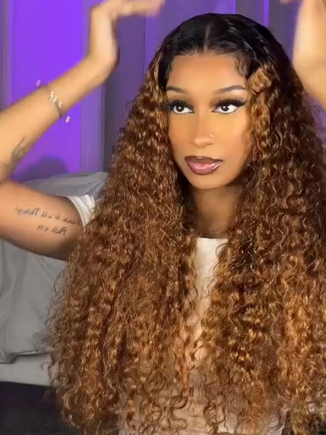 #huamnhairwigs #deepwavefrontal #wigs #13x6frontalwig   #huamn #honey #wig