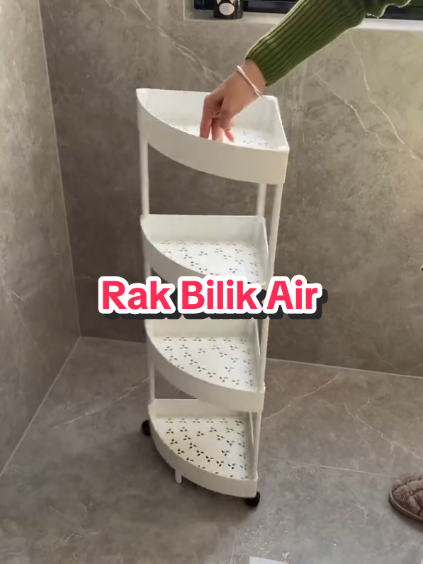 Rak Bilik Mandi Rak Sudut Segitiga  #raksudutserbaguna  #rakbilikmandi #rakbilikair #rakbertingkat #liieeya 