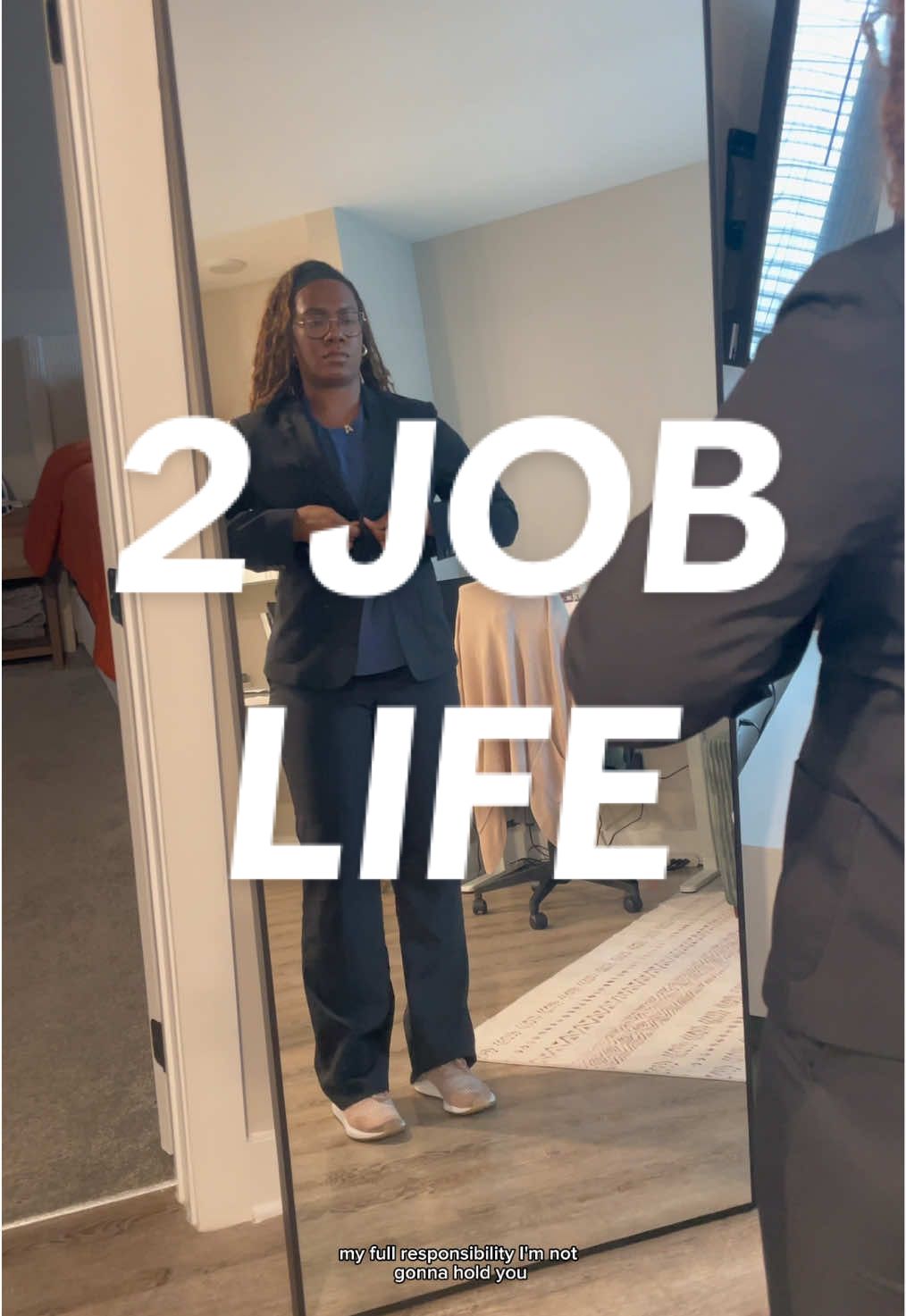 It’s really giving “I’m doing what I need to do” no explanation needed. #parttimejob #working2jobs #2ndjob #working #makingextramoney 